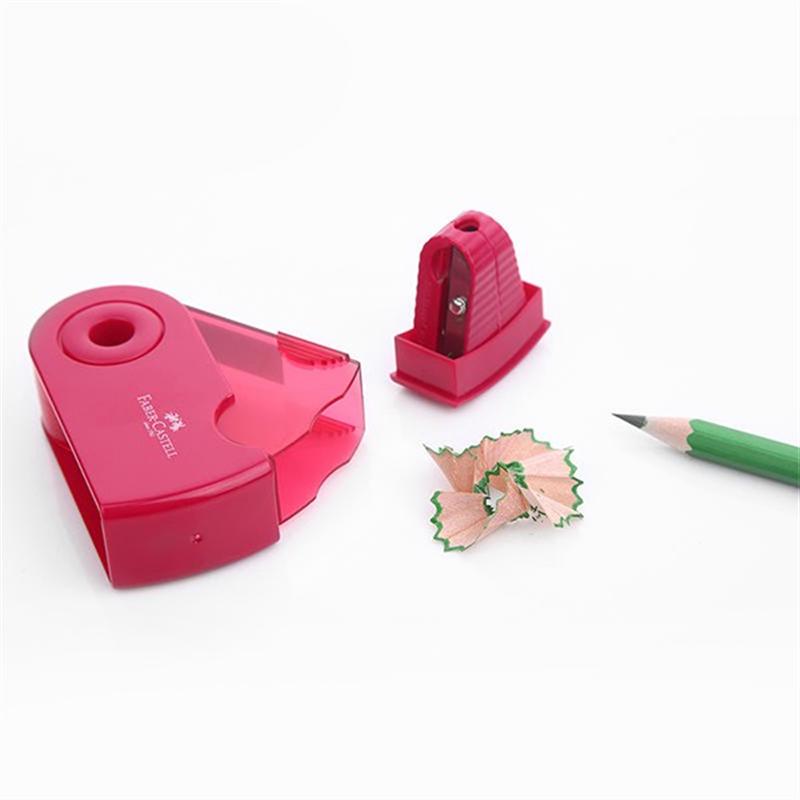 Faber-castell德國輝柏嘉維拉雙孔卷筆刀1827削筆器 轉(zhuǎn)筆刀筆刨學(xué)生鉛筆刨