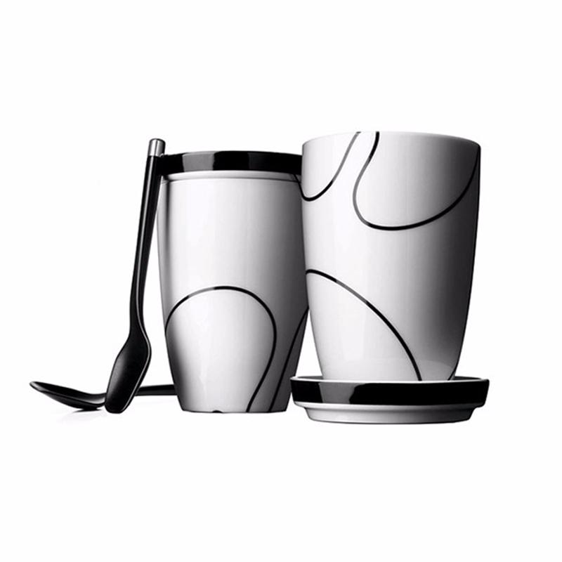 Menu丹麥 柔和馬克杯2只+杯墊（可做杯蓋）2只+攪拌匙2只