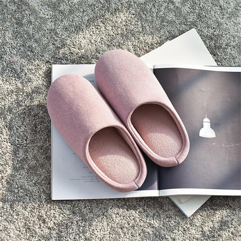 索風純色男-女家居拖鞋