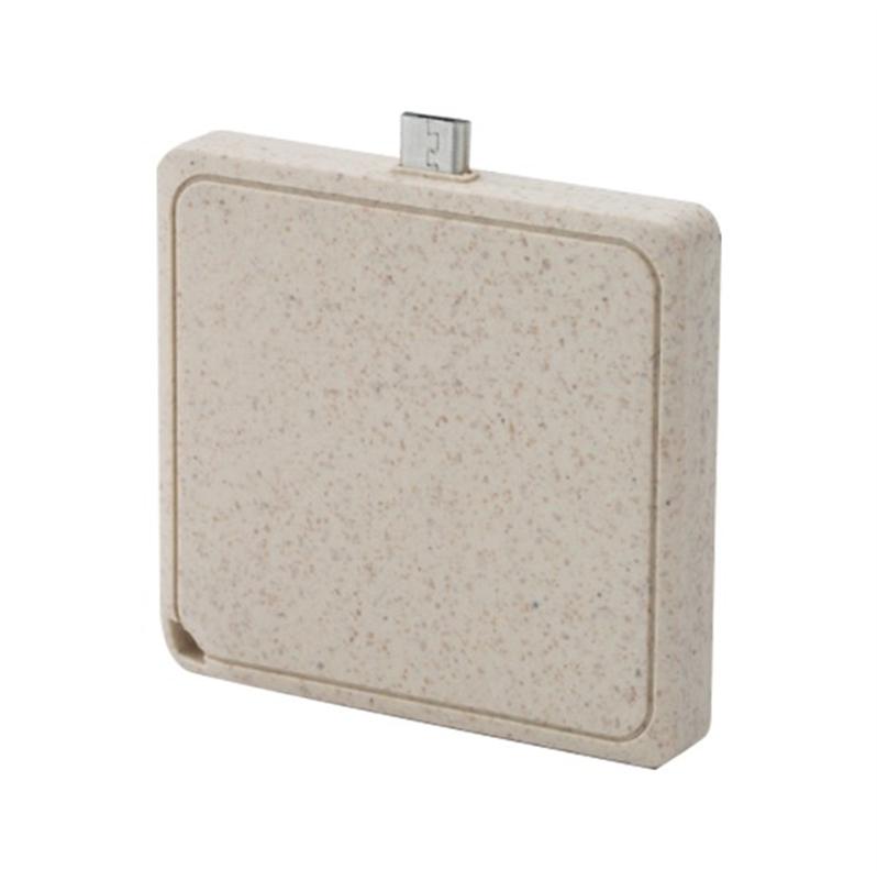 新款小麥秸稈一次性移動(dòng)電源，環(huán)保麥稈移動(dòng)電源