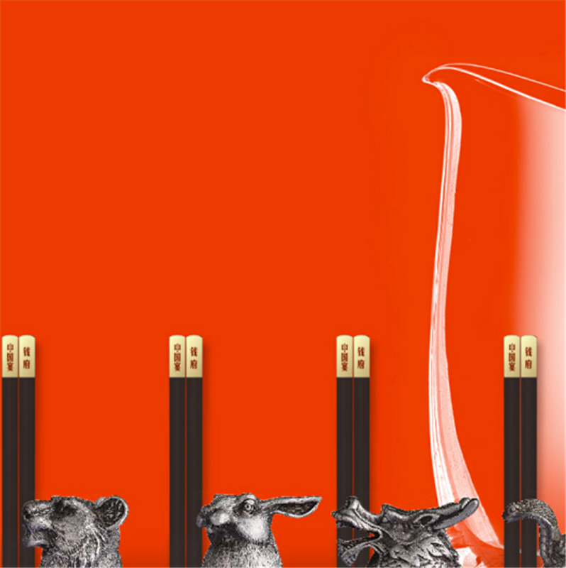 清樸堂 高端送領(lǐng)導(dǎo)禮品紅木筷子家用高檔實木無漆無蠟定制烏木筷子 烏木版