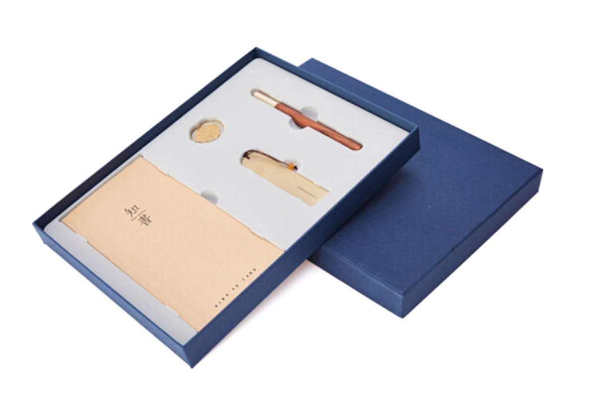 清樸堂 知書4件套裝禮盒 實(shí)木筆創(chuàng)意刻字禮品辦公禮物簽字筆定制純銅書簽