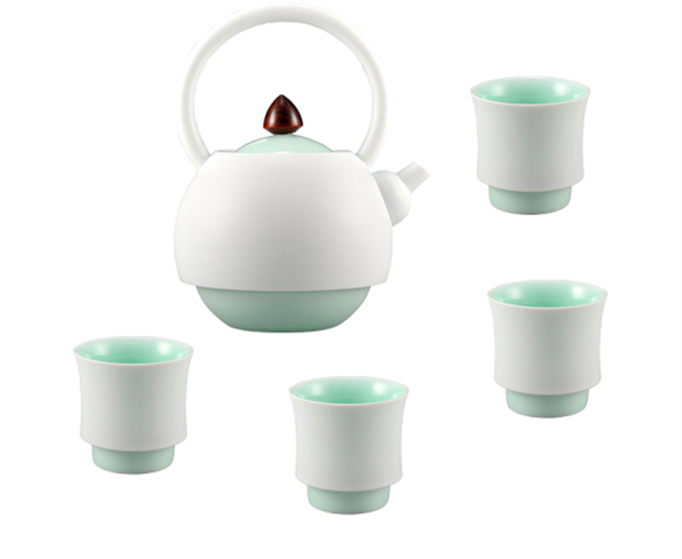 古婺窯火 婺州瓷 般若系列 般若大泡壺 一壺四杯 禮盒包裝 般若大泡壺