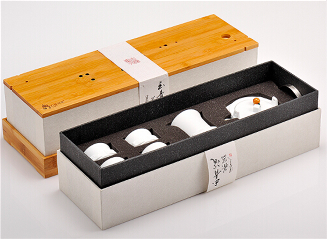 古婺窯火 四方如意系列 新四方如意A 一壺四杯一公道一茶盤 新四方如意A