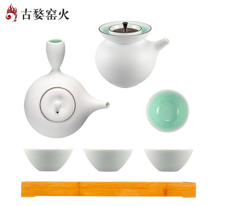 古婺窯火 觀自在系列 觀自在A 一壺四杯一公道一茶盤 茶盤包裝 觀自在A