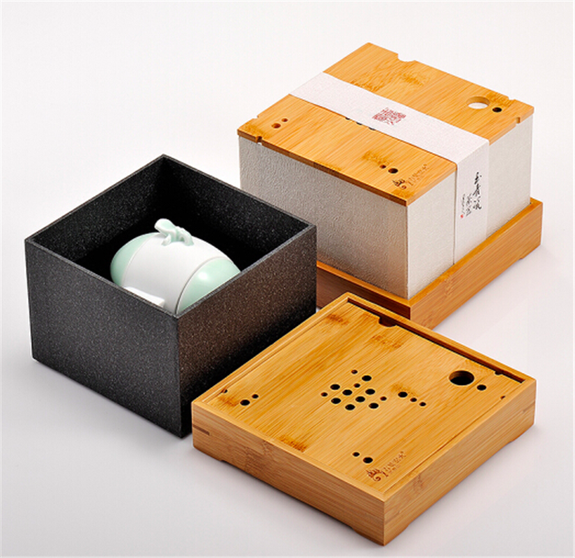 古婺窯火 旅行裝系列 天一壺 一壺二杯一茶盤 茶盤組合包裝 天一壺