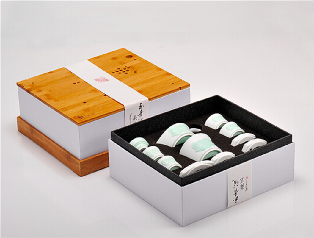 古婺窯火 婺州瓷 經(jīng)典永藏系列 乾坤全套茶具 茶盤組合包裝 乾坤