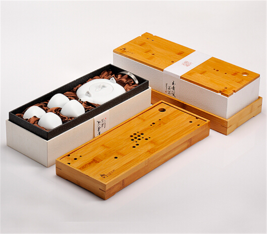 古婺窯火 經(jīng)典永藏系列 如意典藏版 一壺四杯一茶盤 茶盤組合包裝 如意（典藏版）