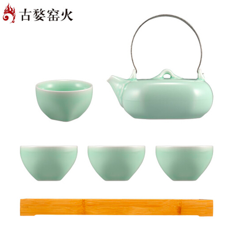 古婺窯火 經(jīng)典永藏系列 如意典雅版 一壺四杯一茶盤(pán) 茶盤(pán)組合包裝 如意（典雅版）