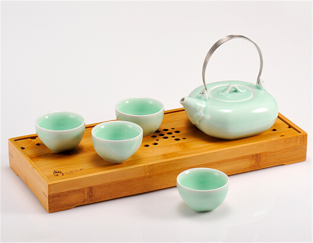 古婺窯火 經(jīng)典永藏系列 如意典雅版 一壺四杯一茶盤(pán) 茶盤(pán)組合包裝 如意（典雅版）