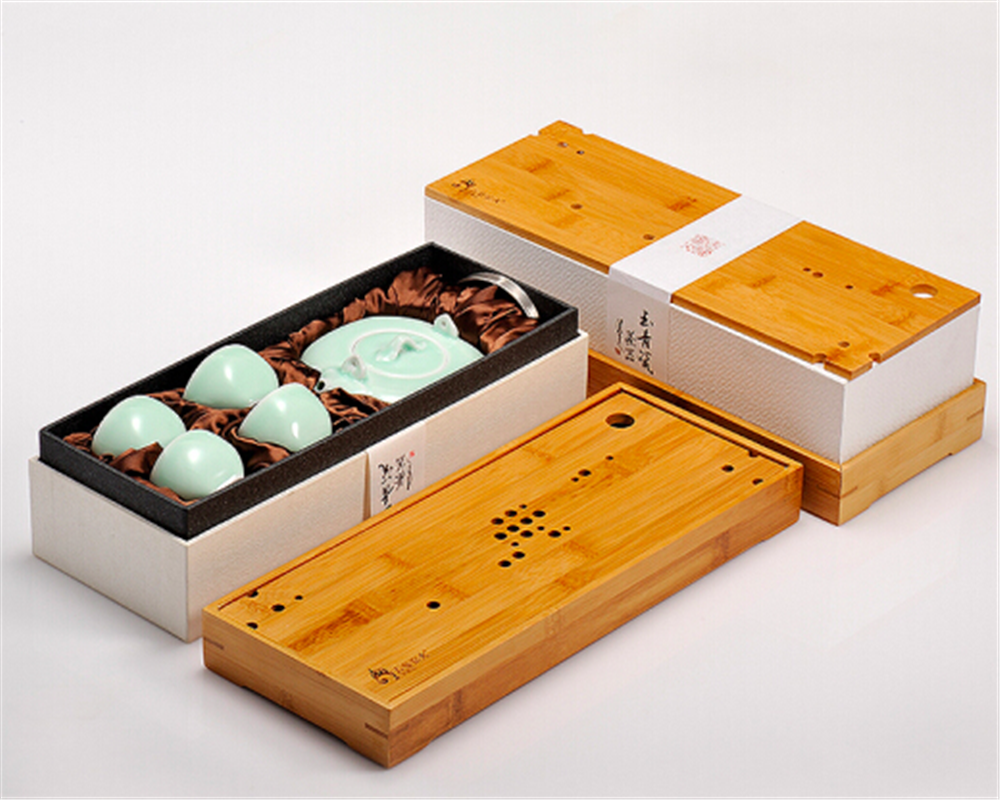 古婺窯火 經(jīng)典永藏系列 如意典雅版 一壺四杯一茶盤(pán) 茶盤(pán)組合包裝 如意（典雅版）