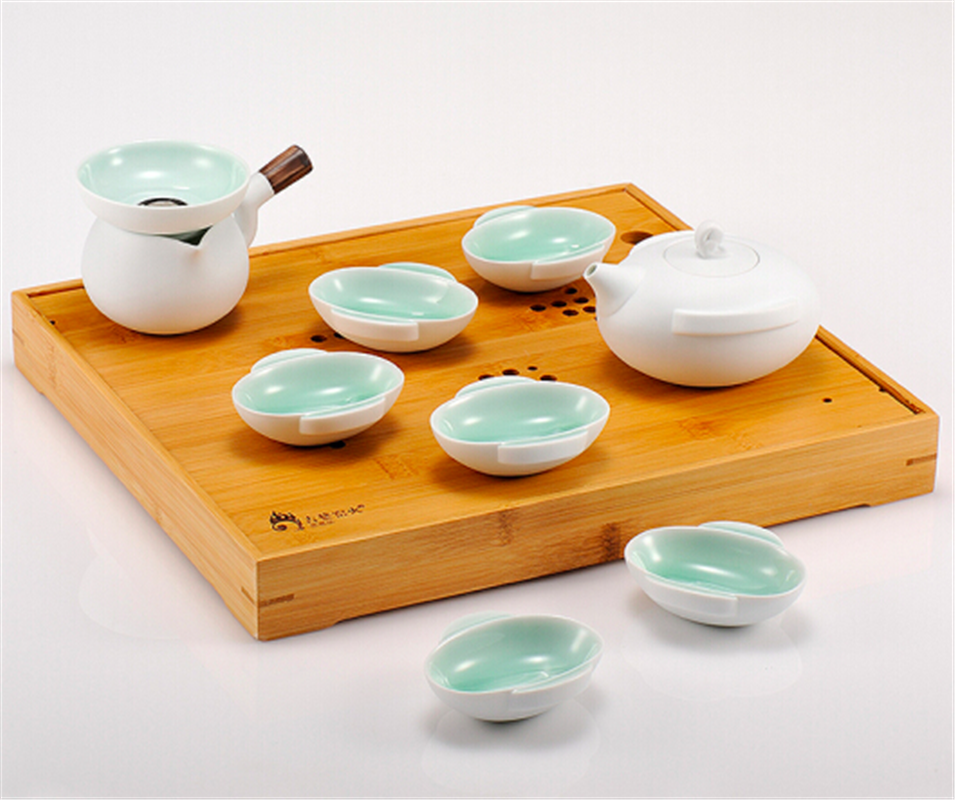 古婺窯火 水到魚行系列 水到魚行尊享版 一壺六杯一公道一茶漏 水到魚行（尊享版）