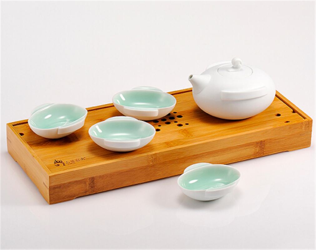 古婺窯火 水到魚行系列 水到魚行 一壺四杯一茶盤 禮盒包裝 水到魚行