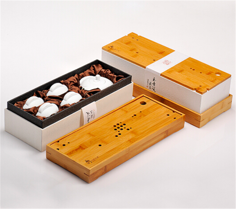 古婺窯火 水到魚行系列 水到魚行 一壺四杯一茶盤 禮盒包裝 水到魚行