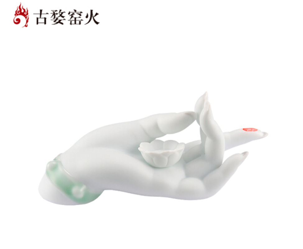 古婺窯火 婺州瓷 酒 · 器 福手香器玉砂款 禮盒包裝 福手（香器）玉砂