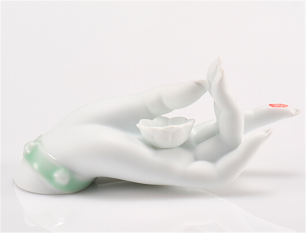 古婺窯火 婺州瓷 酒 · 器 福手香器玉砂款 禮盒包裝 福手（香器）玉砂