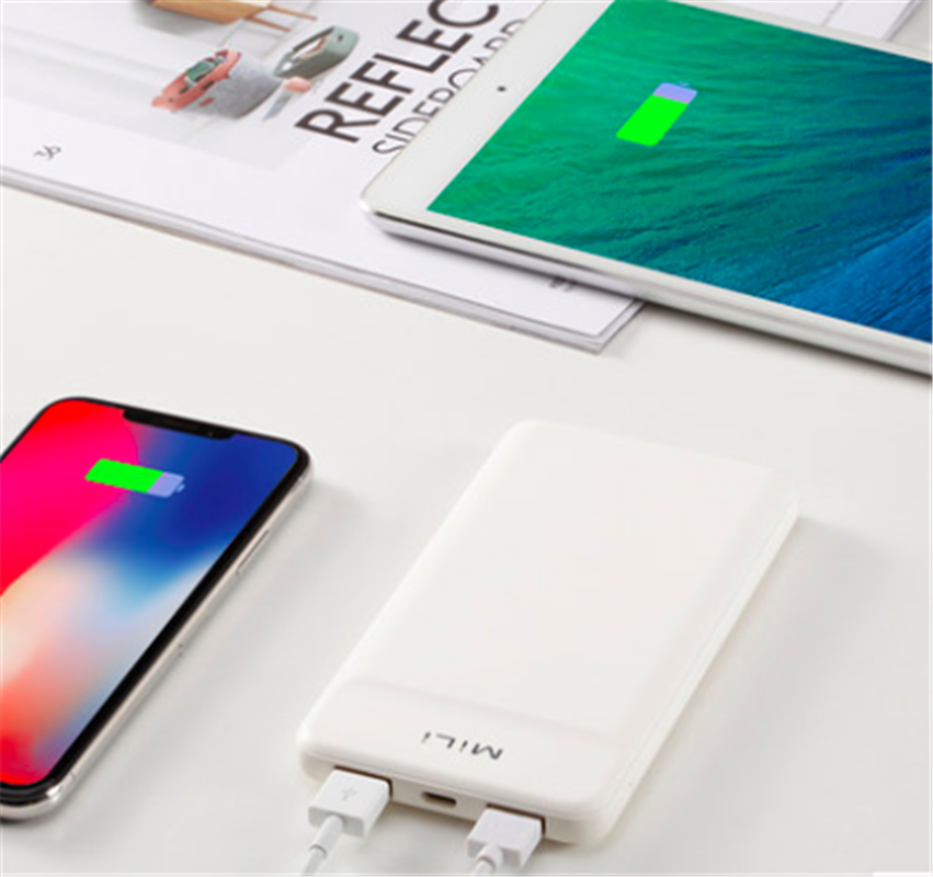 MiLi充電寶QC3.0快充10000毫安聚合物電芯快速充電移動(dòng)電源三星華為快充版大容量安卓小米通用便攜可上飛機(jī)沖