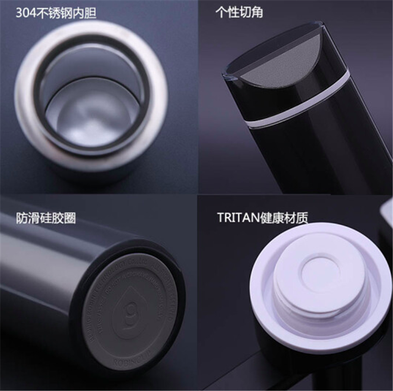 知更 Touch溫度杯 智能顯示水溫情人節(jié)禮物生日創(chuàng)意禮品男女士運(yùn)動(dòng)車載便攜保溫杯 太空灰