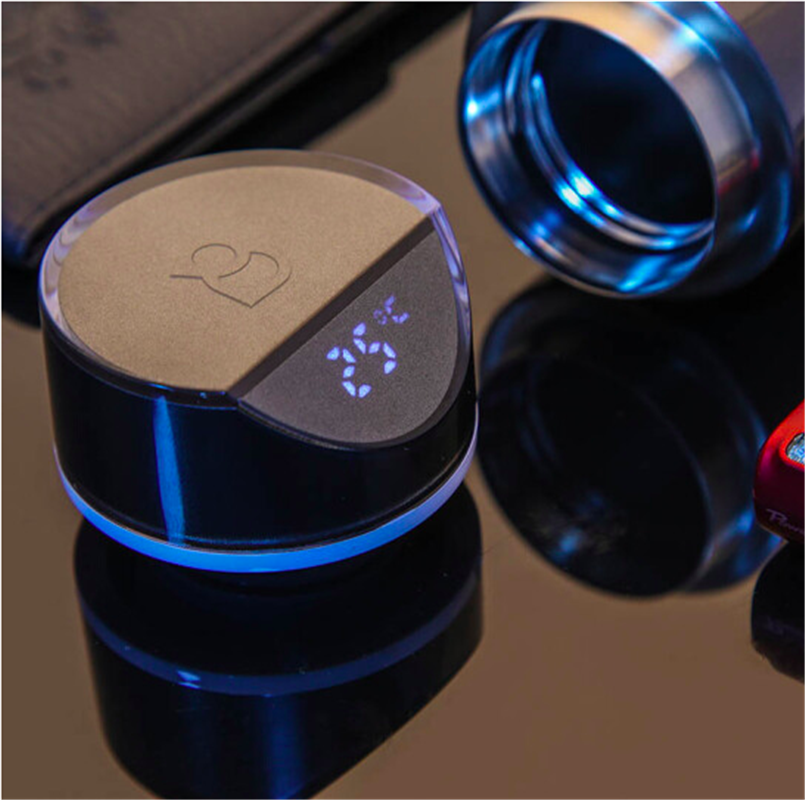 知更 Touch溫度杯 智能顯示水溫情人節(jié)禮物生日創(chuàng)意禮品男女士運(yùn)動(dòng)車載便攜保溫杯 太空灰