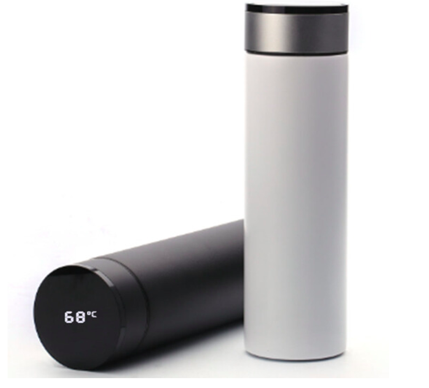 知更黑晶溫度杯 智能保溫杯顯示水溫 情人節(jié)禮品創(chuàng)意實用商務(wù)圣誕節(jié)新年送男女友生日禮物 曜石黑480ml