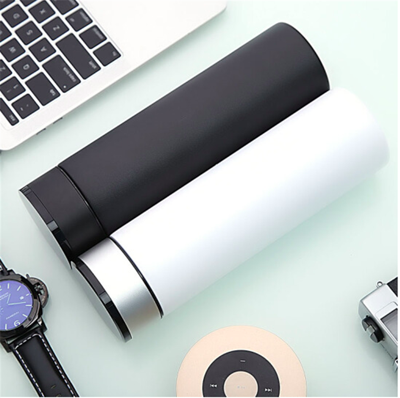 知更黑晶溫度杯 智能保溫杯顯示水溫 情人節(jié)禮品創(chuàng)意實用商務(wù)圣誕節(jié)新年送男女友生日禮物 曜石黑480ml