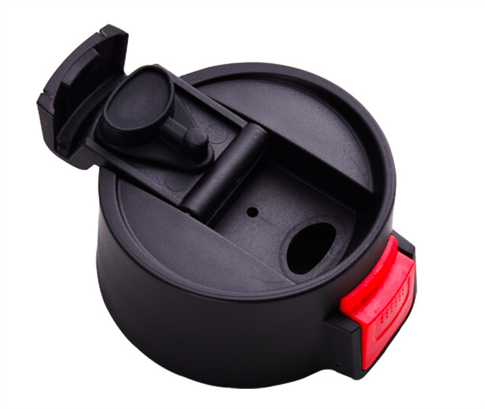 知更大獵戶保溫杯 單手開蓋不銹鋼車載戶外旅行運(yùn)動健身防漏彈蓋直飲水杯子 月巖黑