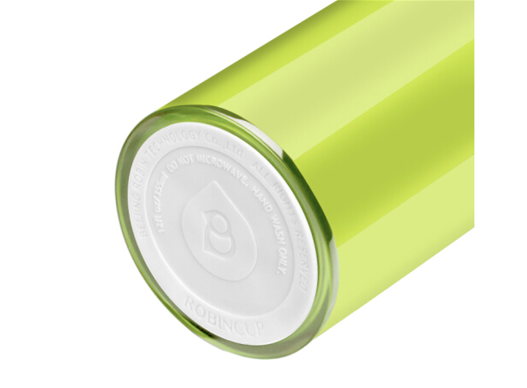 知更（RobinCup） Ms.Color隨身杯 雙層塑料杯 情人節(jié)生日禮物男女士情侶杯 蘋果綠