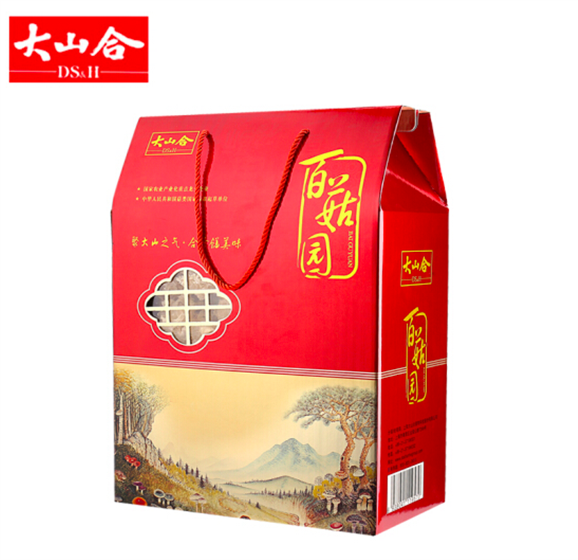 大山合干貨大禮包菌菇特產(chǎn)節(jié)日送禮禮盒840g年貨銀耳木耳茶樹(shù)菇