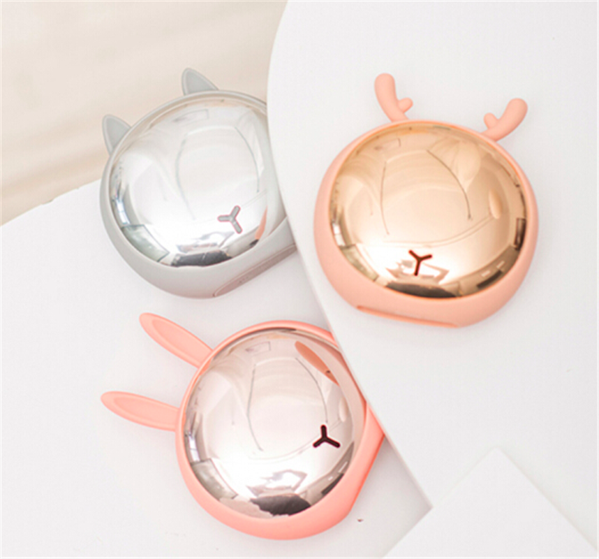 2018新款暖手寶迷你暖寶寶充電防爆電暖寶可愛(ài)電熱寶多功能移動(dòng)電源USB熱水袋送女朋友 加菲貓7500毫安