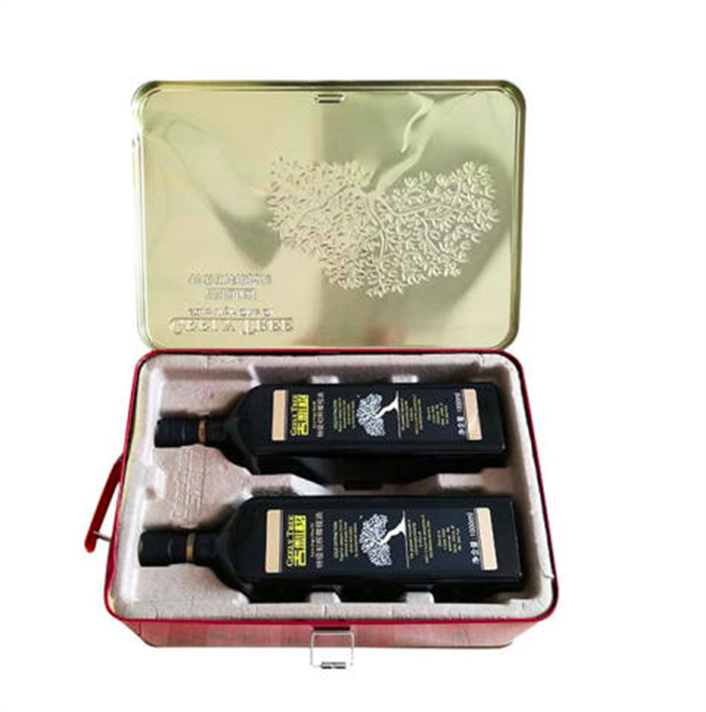 【吉利樹】西班牙特級(jí)初榨橄欖油1L*2瓶 紅鐵禮盒