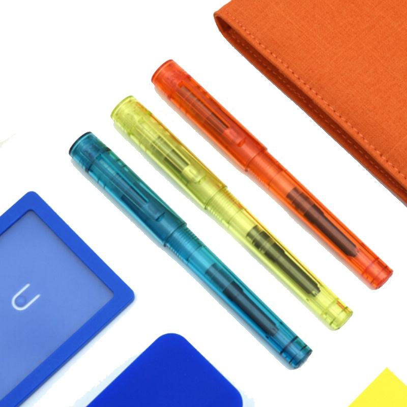 百鋒國民鋼筆彩色透明示范鋼筆