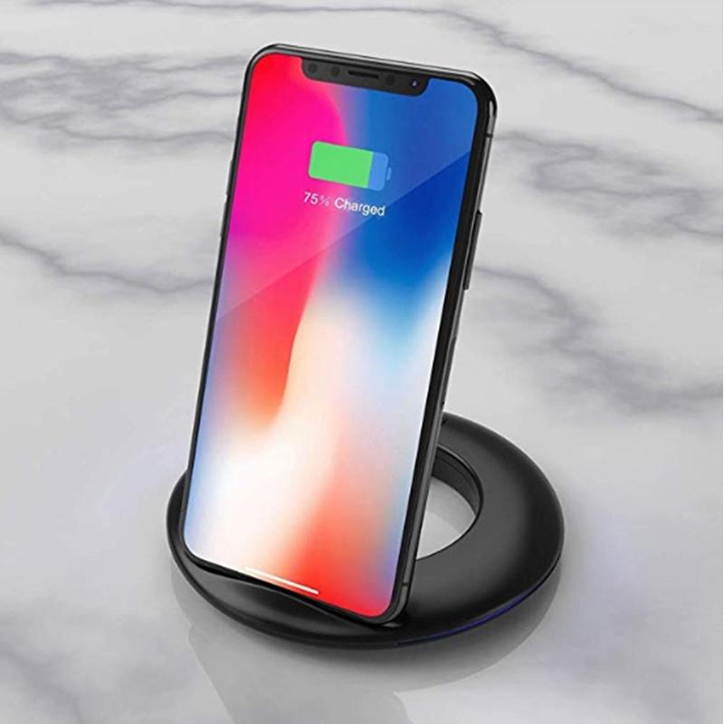 桌面無線手機(jī)智能定頻充電器