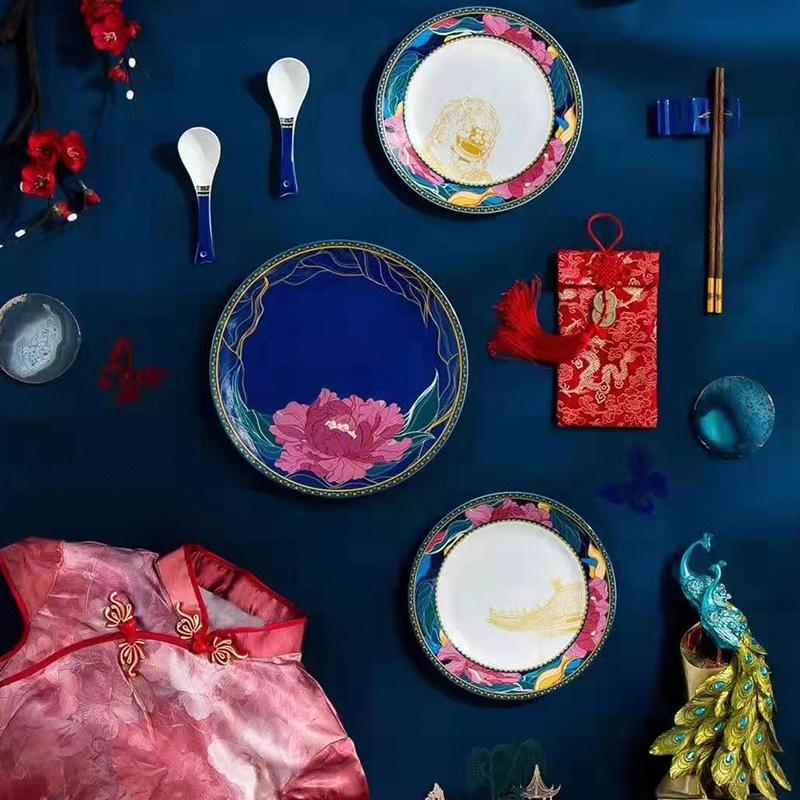 素年錦時 禮盒中秋陶瓷茶具碗具家用送禮伴手禮