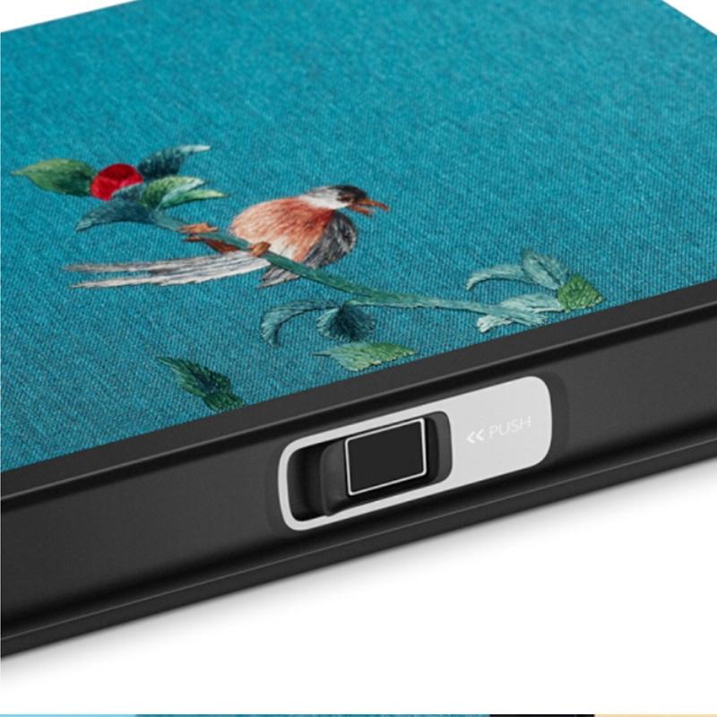 指紋鎖筆記本中國風(fēng)湘繡日記指紋手帳記事商務(wù)男女禮品