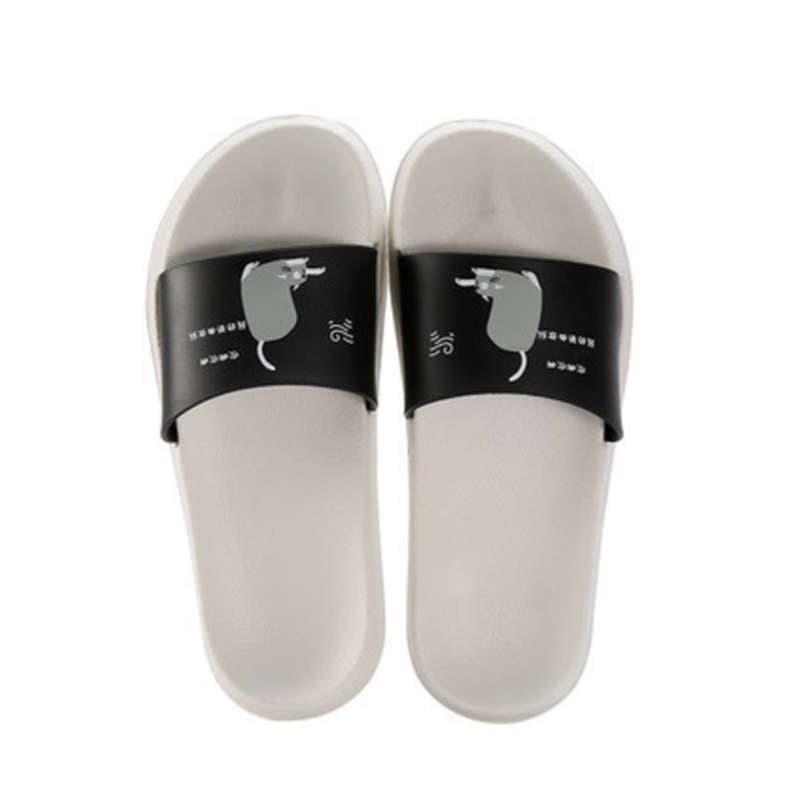 艾維斯舒適拖/白底/ 黑底
