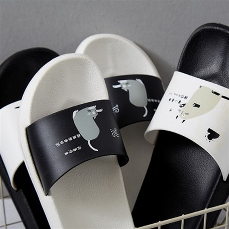 艾維斯舒適拖/白底/ 黑底