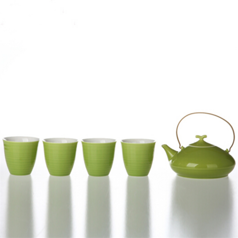 日式茶具組-綠色