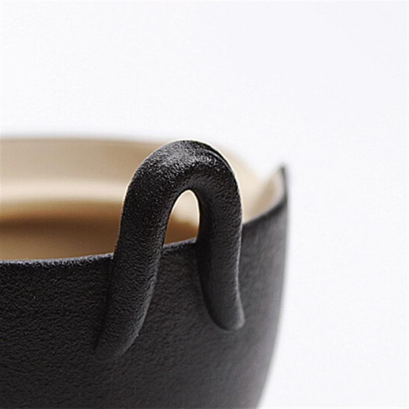 一壺二杯 陶瓷功夫茶具套裝茶壺茶杯 旅行茶具套裝辦公便攜粗陶干泡組合