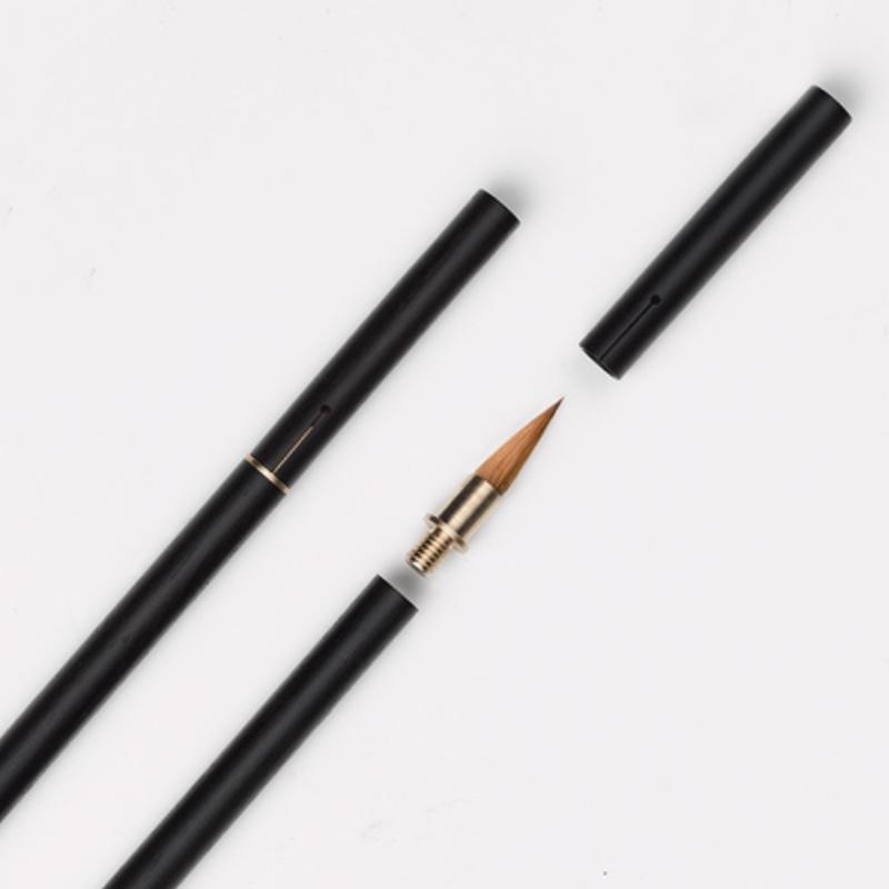 筆墨方花梨文盒套裝-文房系列