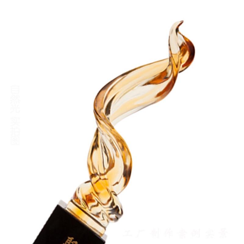 琉璃獎(jiǎng)杯 定制慶典頒獎(jiǎng)帆船水晶獎(jiǎng)杯創(chuàng)意禮品擺件