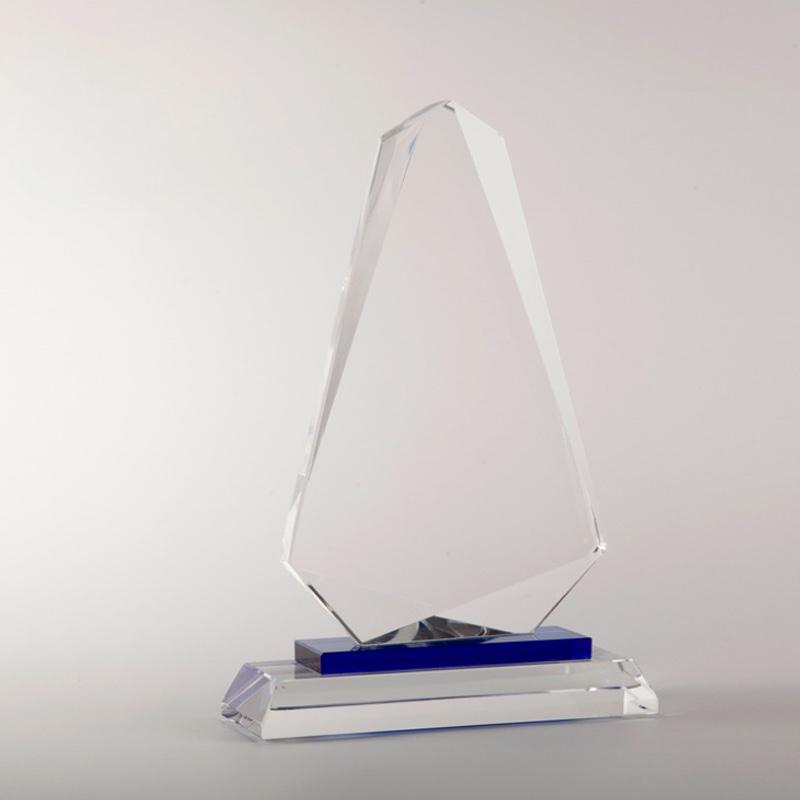 高端新款水晶獎杯定制保險公司禮品k9水晶獎牌