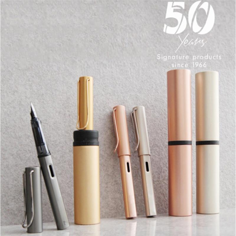 50周年限量版系列鋼筆 玫瑰金 成人學(xué)生用練字禮品 星空灰(墨囊禮盒裝) 