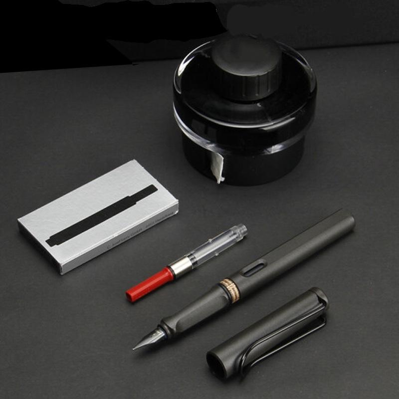 鋼筆墨水禮盒裝練字男女商務(wù)禮物送禮墨水禮盒裝 送手提袋筆套 F尖約0.6MM建議日常書寫練字用 墨水禮盒套裝