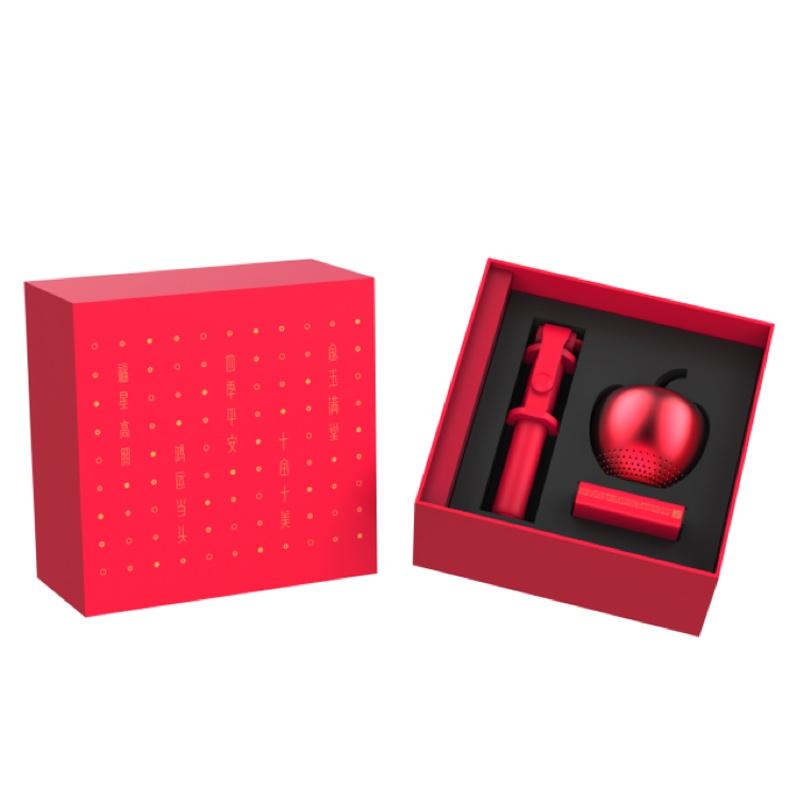 蘋果藍(lán)牙音箱（金屬版）MOCA摩卡-掌心上的移動(dòng)電源便攜線控自拍桿