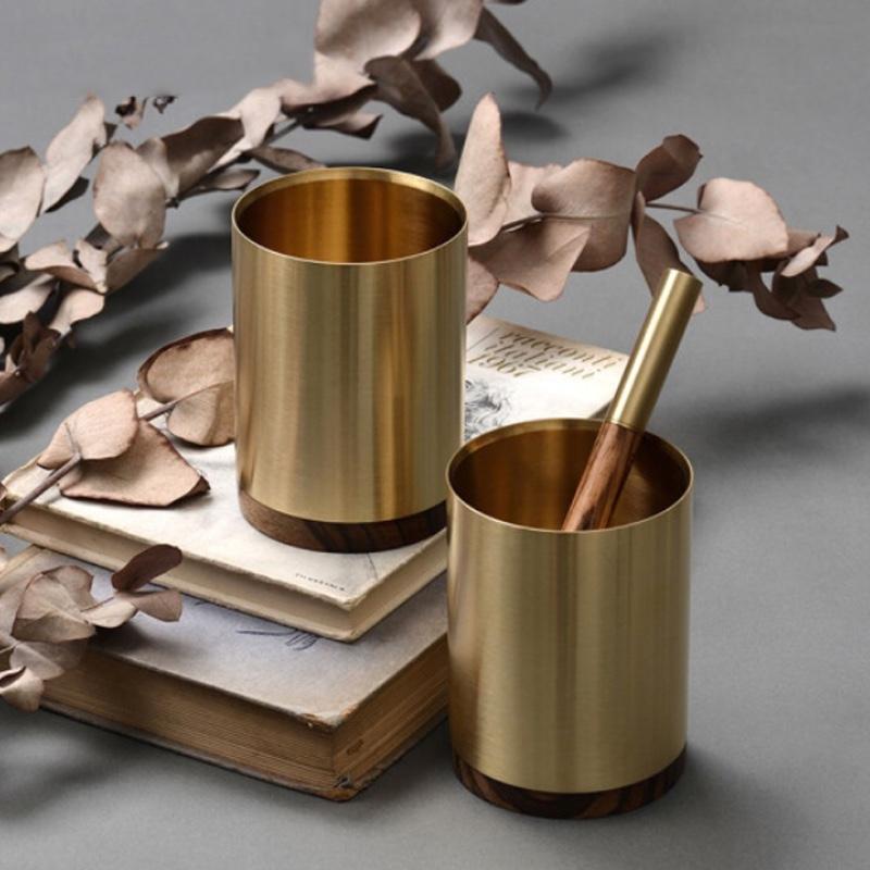 EY-PRODUCTS/意外設(shè)計(jì) 木心筆筒 桌面實(shí)用收納創(chuàng)意禮品原創(chuàng)送禮 斑馬木