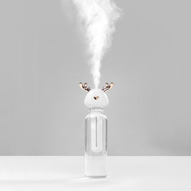 迷你usb加濕器 車(chē)載小鹿角家用靜音臥室孕婦嬰兒小型辦公室空氣補(bǔ)水噴霧創(chuàng)意采購(gòu)禮品