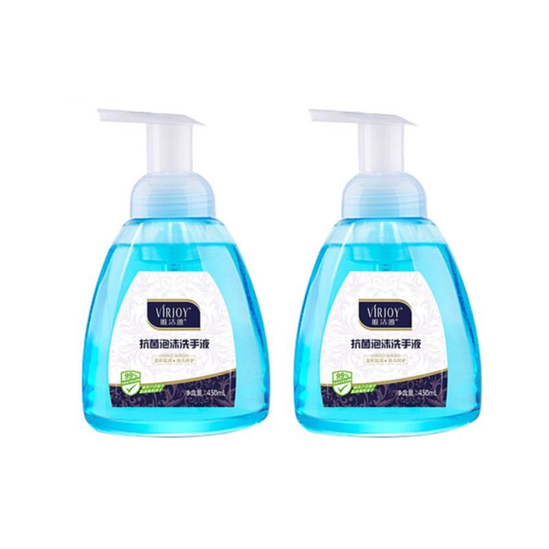 唯潔雅抗菌泡沫洗手液消毒殺菌潔膚護(hù)手按壓式細(xì)膩泡沫 