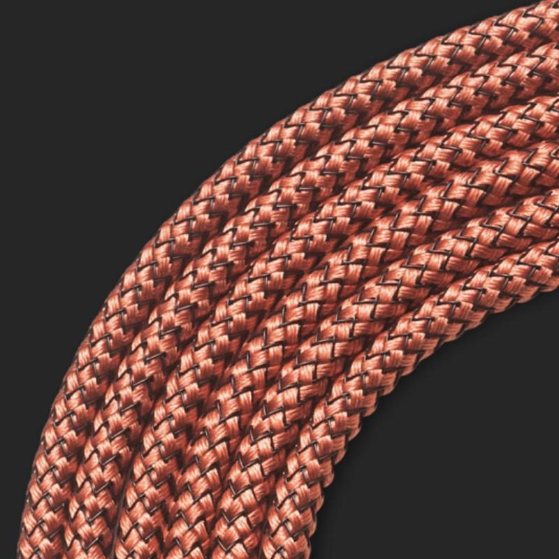 素樂SOLOVE鍍錫銅線芯數(shù)據(jù)線/充電線一拖三1.2米精細(xì)尼龍編織 適用于蘋果/安卓手機(jī) {蘋果/安卓/Typ-C}三合一幸運(yùn)橙 