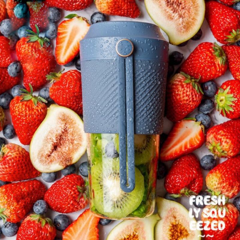 素樂solove 榨汁杯便攜式電動抖音同款家用多功能充電全自動炸果汁機結(jié)婚紀念日送老婆 黃色 