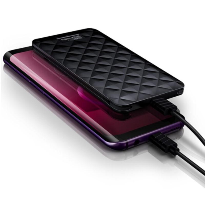 愛沃可（iWALK）10000毫安充電寶移動(dòng)電源 快充數(shù)顯自帶蘋果typec線 黑色 適用iPhone三星華為錘子手機(jī) 